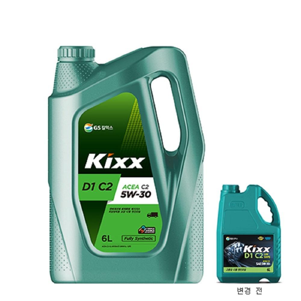 Kixx D1 C2 5W-30 6L 3개 1박스 엔진오일