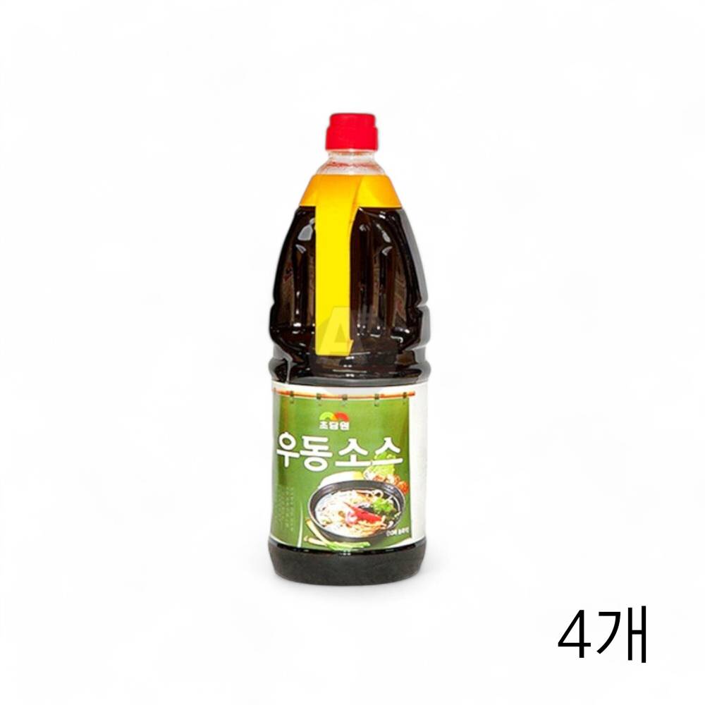 초담원 우동소스 1.8L X 4개 일식소스 우동다시 대용량 식당용식자재 우동쯔유 식자재
