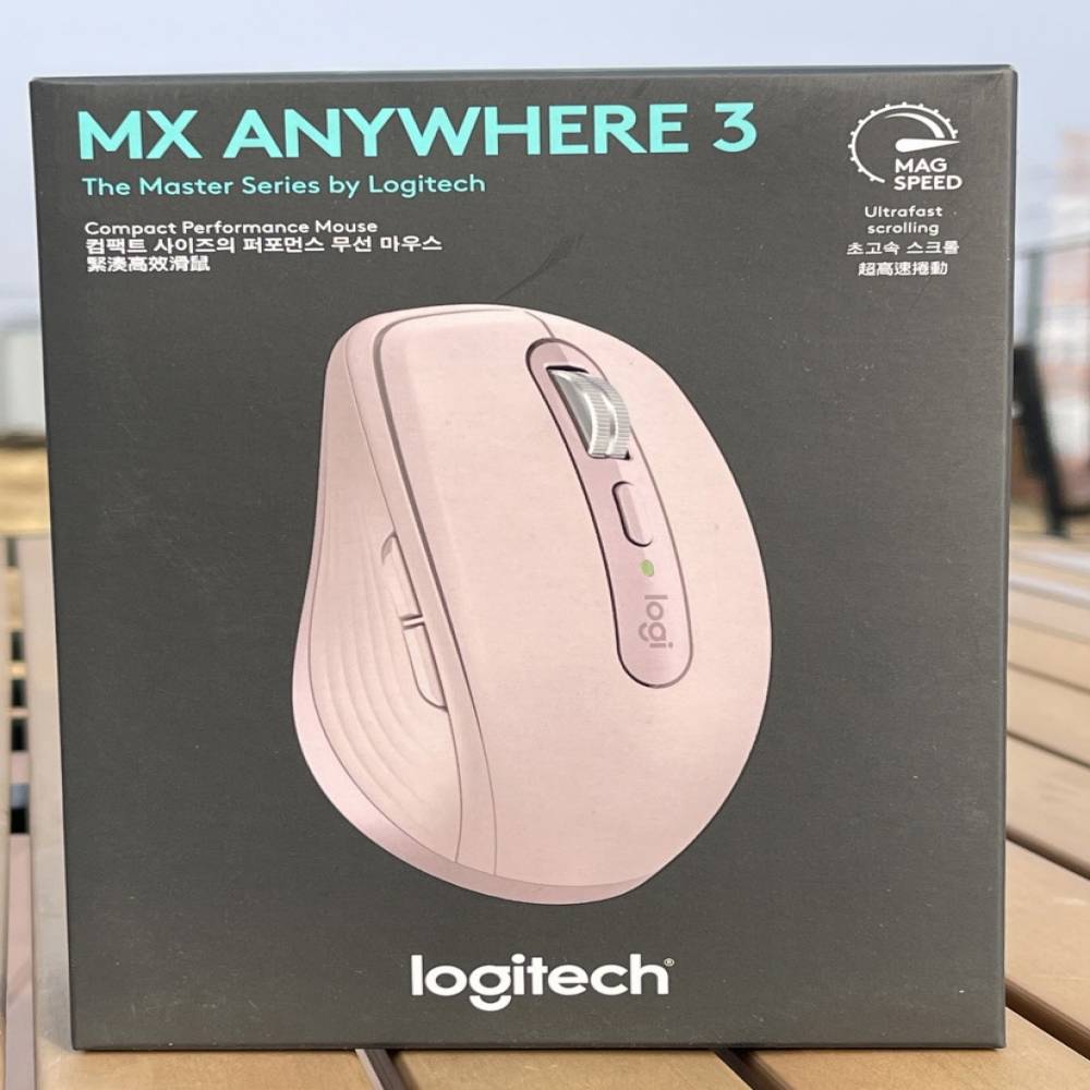 로지텍 MX Anywhere 3 무선 마우스 로즈핑크