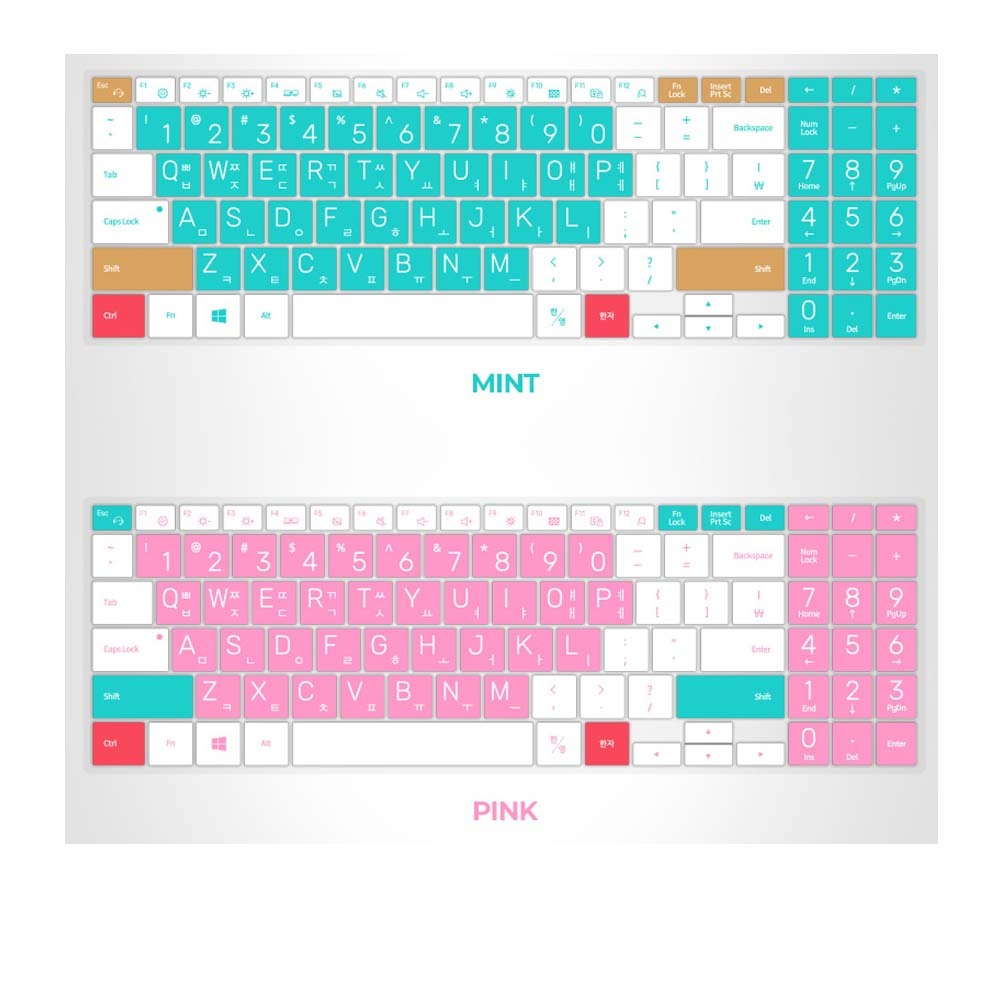 삼성 플러스2 NT550XDA 노트북 마카롱 문자키스킨