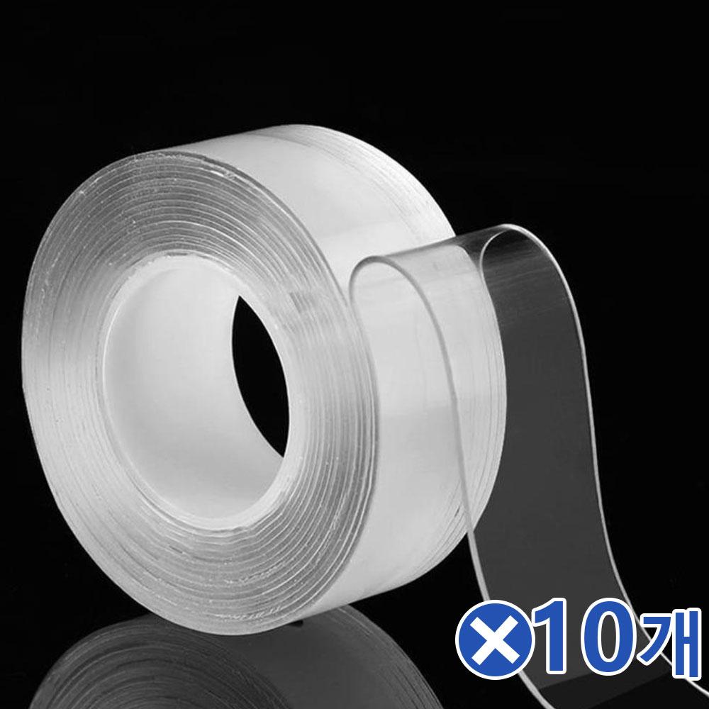 재사용 1mm 투명 아크릴폼 양면테이프 3cmX3mx10개