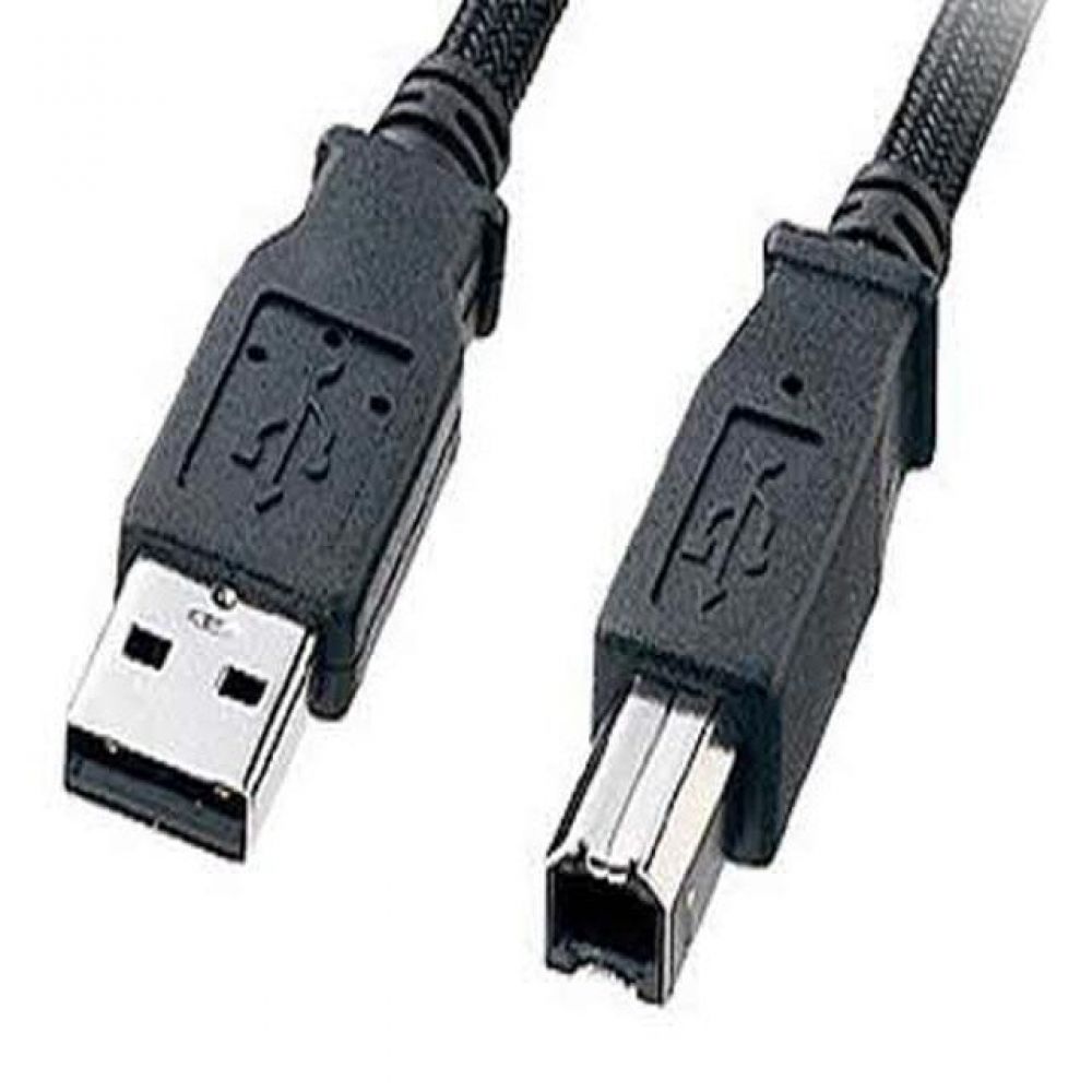 (K)나일론메쉬 USB2.0 AM-BM 케이블 5M /나일론 재질의 그물망 쉴드/ 2중 차폐 쉴드/ 트위스트 페어