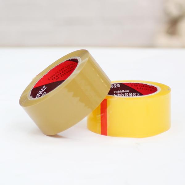 라이프웨어 OPP테이프 48mm×50m 50개입 1박스 투명 미색 2종 택1