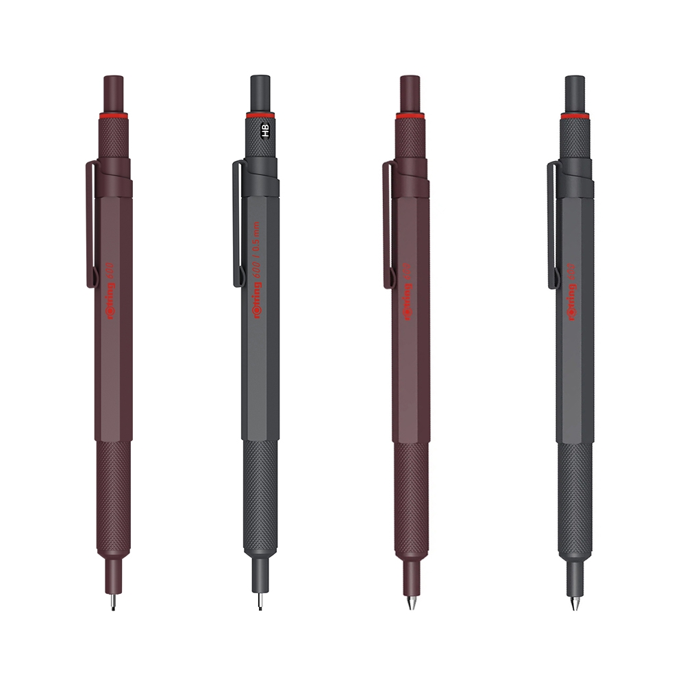 New 로트링 600샤프 0.5mm 볼펜 M촉 메탈바디