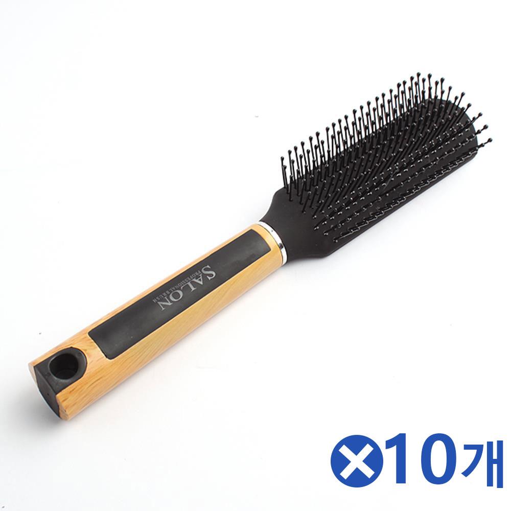 동그란핀 클래식 헤어브러쉬 A형x10개 가발브러시