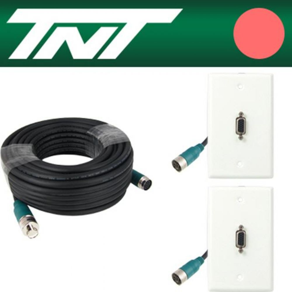TNT RGB 월 플레이트 분리형 배관용 케이블 30M