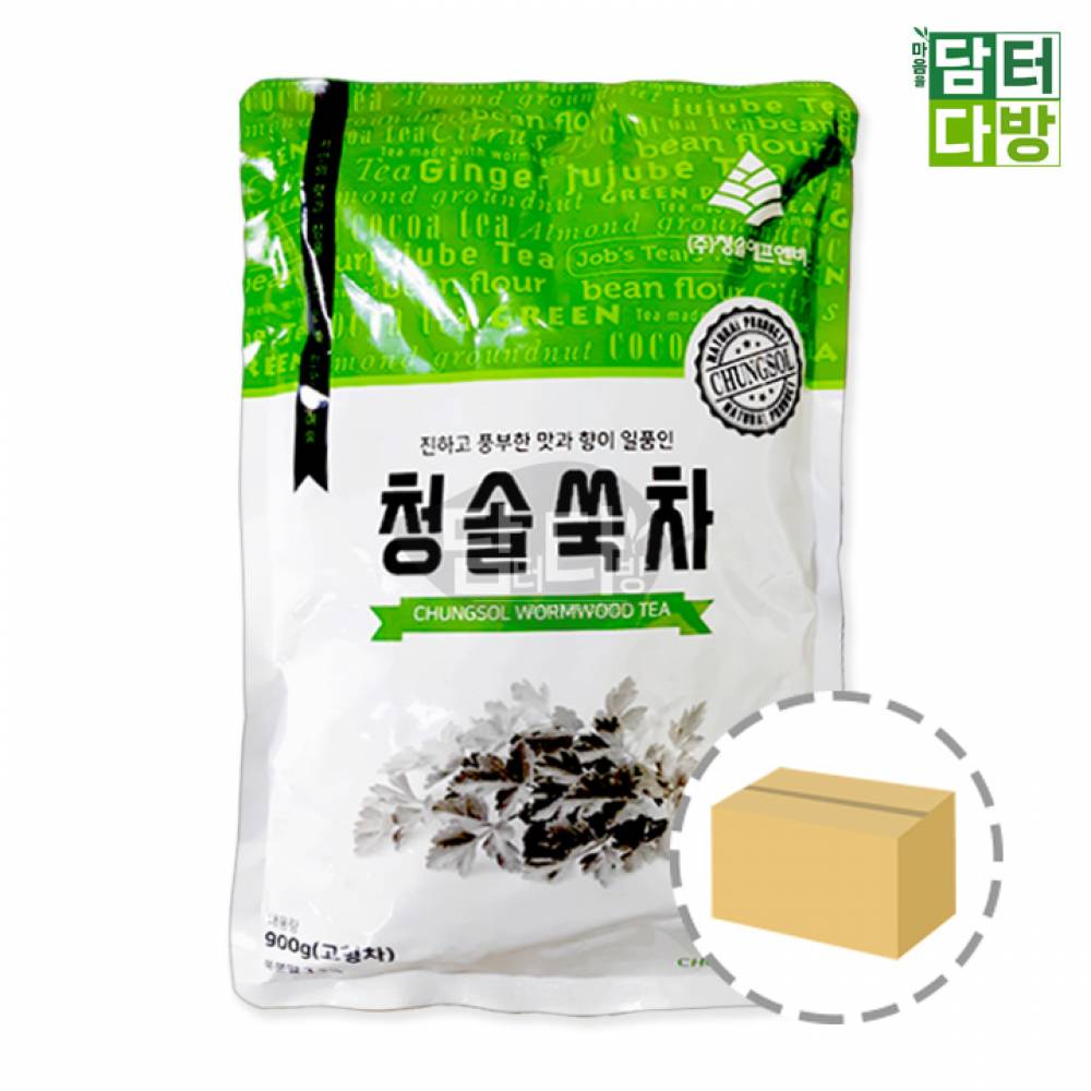 청솔 자판기용 쑥차 900g 1BOX (12개입)