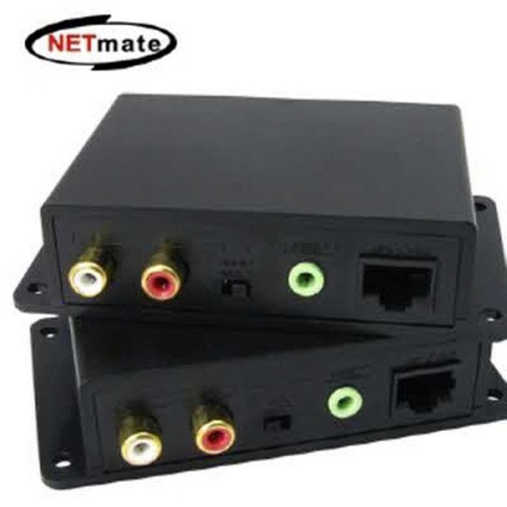 NETMate 스테레오 오디오 장거리 전송장치 600M