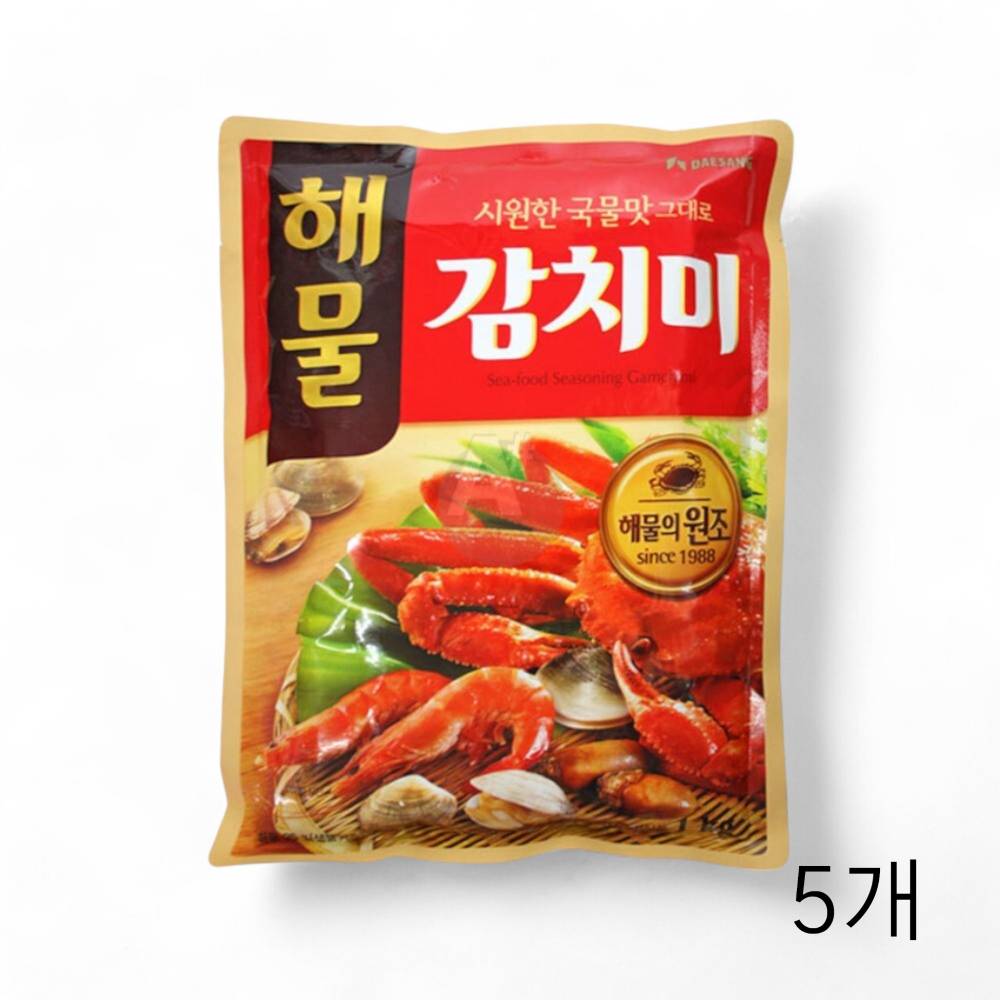 대상 감치미 해물 1Kg X 5개 육수 감칠맛조미료 국물용 육수조미료 국물내기 깊고진한맛