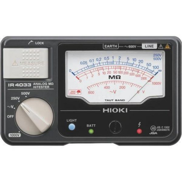 히오끼 절연저항계(아날로그 IR4033 10) 4160285