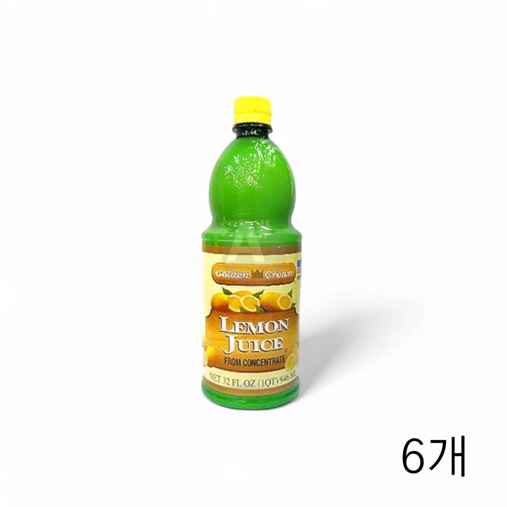 골드크라운 레몬주스 946ml X 6개 레몬액 하이볼레몬즙 카페 식자재 레몬수 레몬쥬스