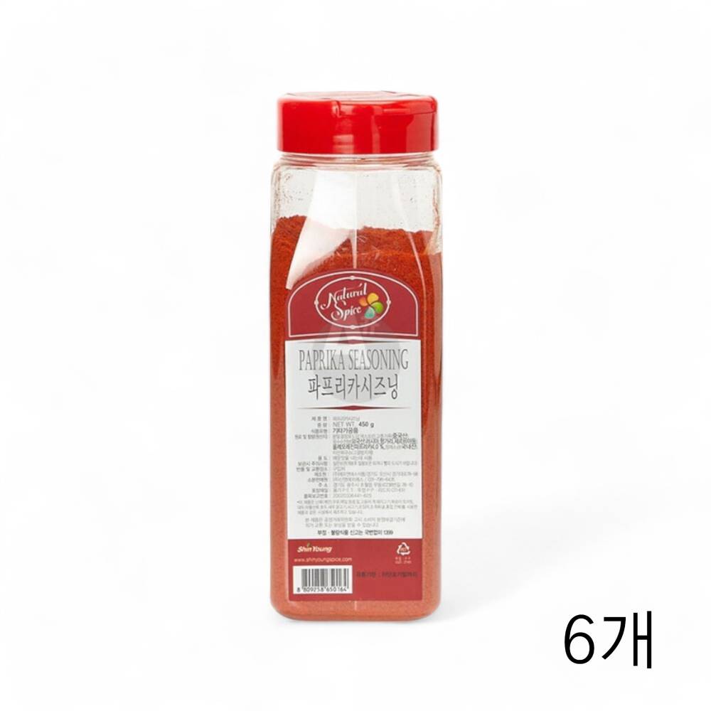 신영에프에스 파프리카시즈닝 450g X 6개 식자재 파프리카가루 파프리카씨즈닝 분말가루