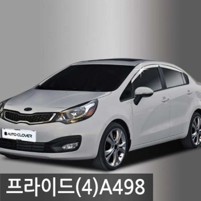 프라이드_4도어(11년_현재) 크롬도어바이저 4PCS 차량용 썬바이저 윈도우바이저