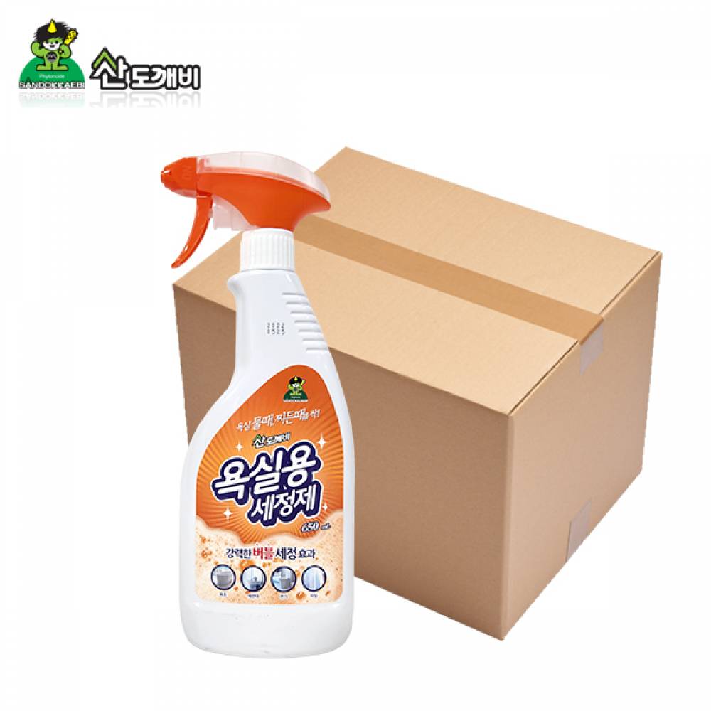 슈마켓 대용량 욕실세정제 650ml 한박스 10개입