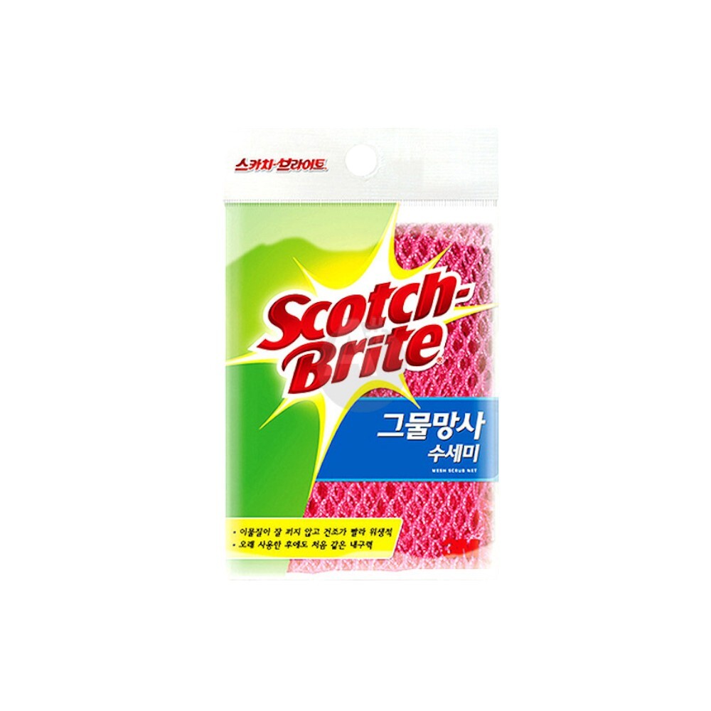 3M 스카치 브라이트 그물망사 수세미 X 50개