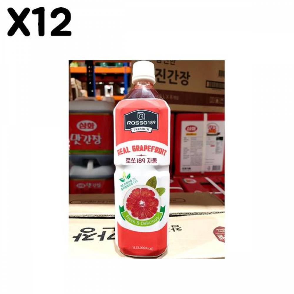 FK 자몽음료베이스(9배희석 1L)X12