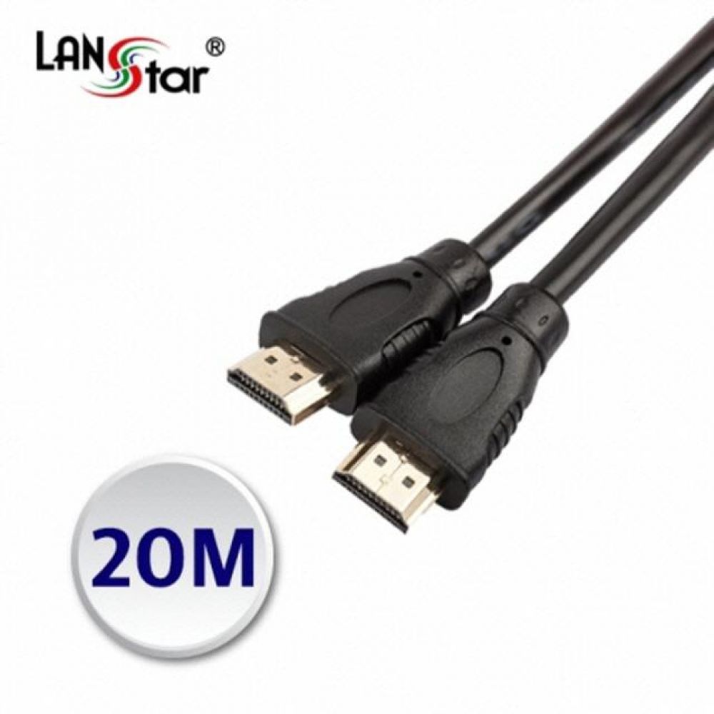 (10222)(LANStar) HDMI 1.4 케이블 19P M/M 블랙 20m