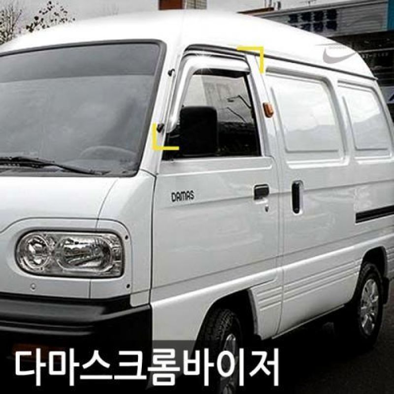다마스(91년_현재) 크롬윈도우바이저 2pcs 차량용 썬바이저 도어바이저