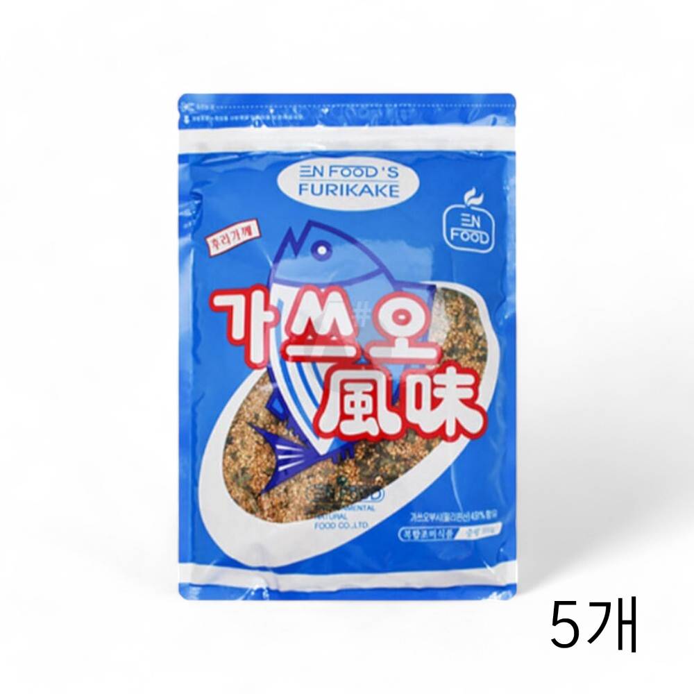 이엔푸드 가쓰오 후리가케 500g X 5개 밥에뿌려먹는가루 주먹밥재료 가루 토핑