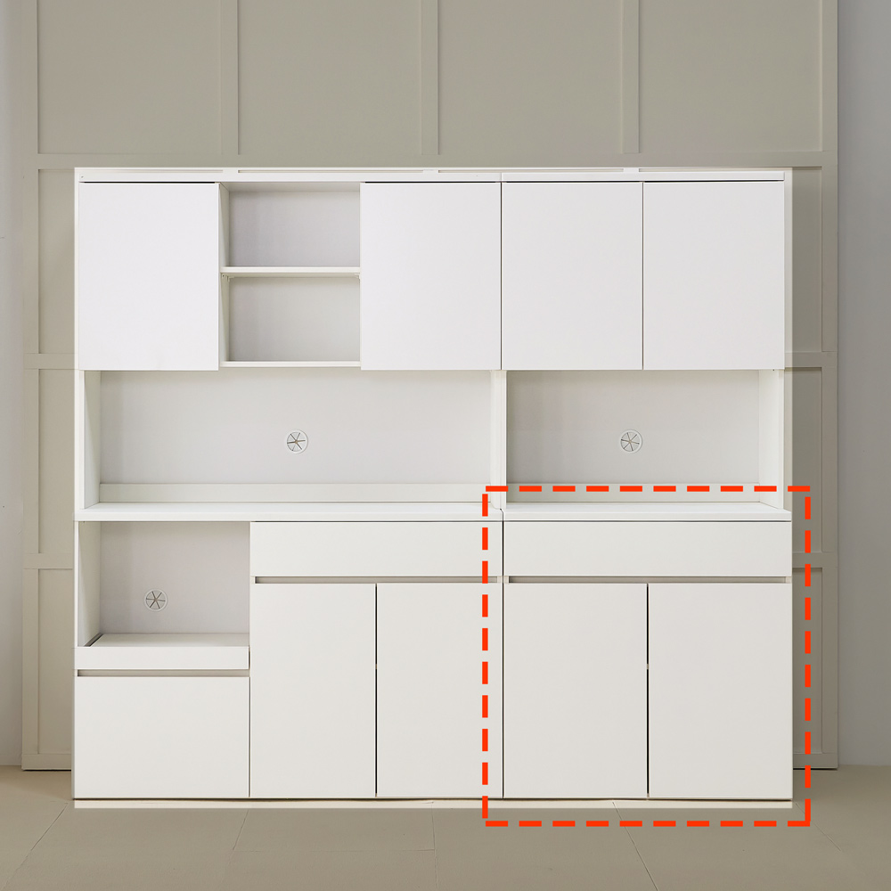 N5253 서랍도어 수납장 800 3colors