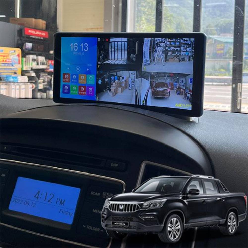렉스턴스포츠칸 제임스W 10.1인치 4채널블랙박스