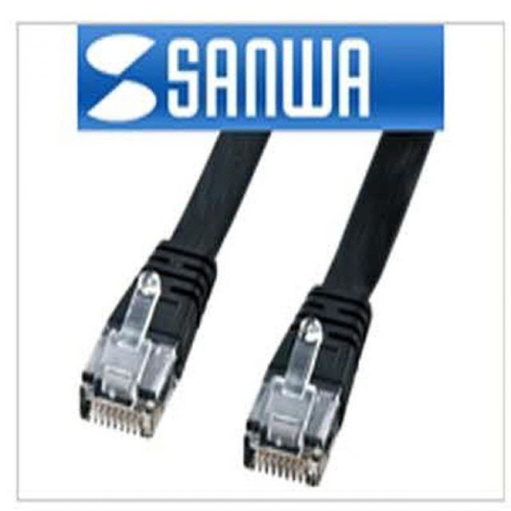 (K) CAT.5E UTP 다이렉트 FLAT 케이블(블랙) 15M /랜케이블/초슬림 1.4mm FLAT 케이블/ 1000BASE-T 지원/ 100MHz 전송 대역폭/ 연선