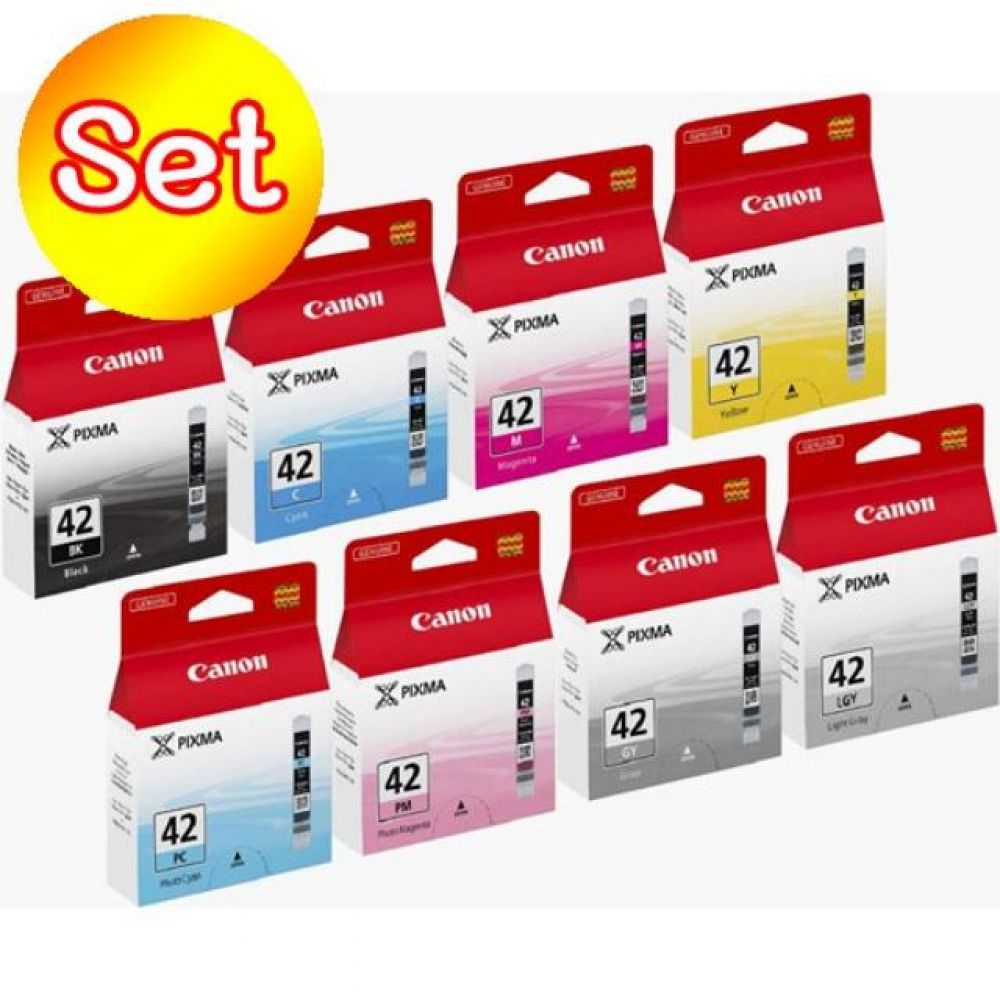 캐논 정품잉크 8색 세트 PIXMA PRO100
