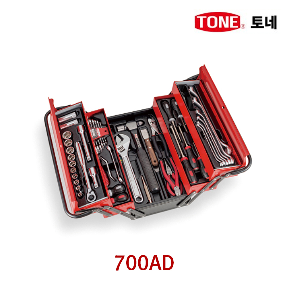 TONE 토네 공구세트 56PCS 자동차정비용 메탈케이스