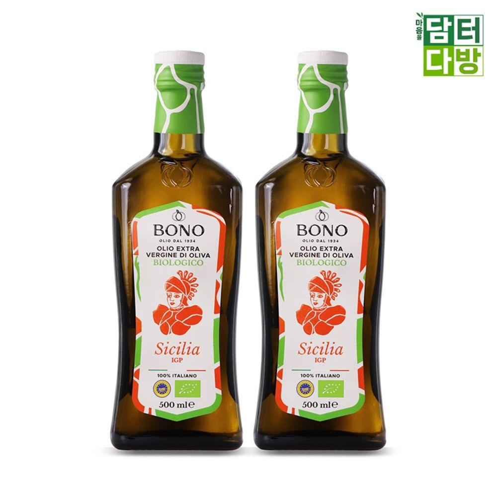 Bono 시칠리아 엑스트라버진 올리브오일 500ml x 2