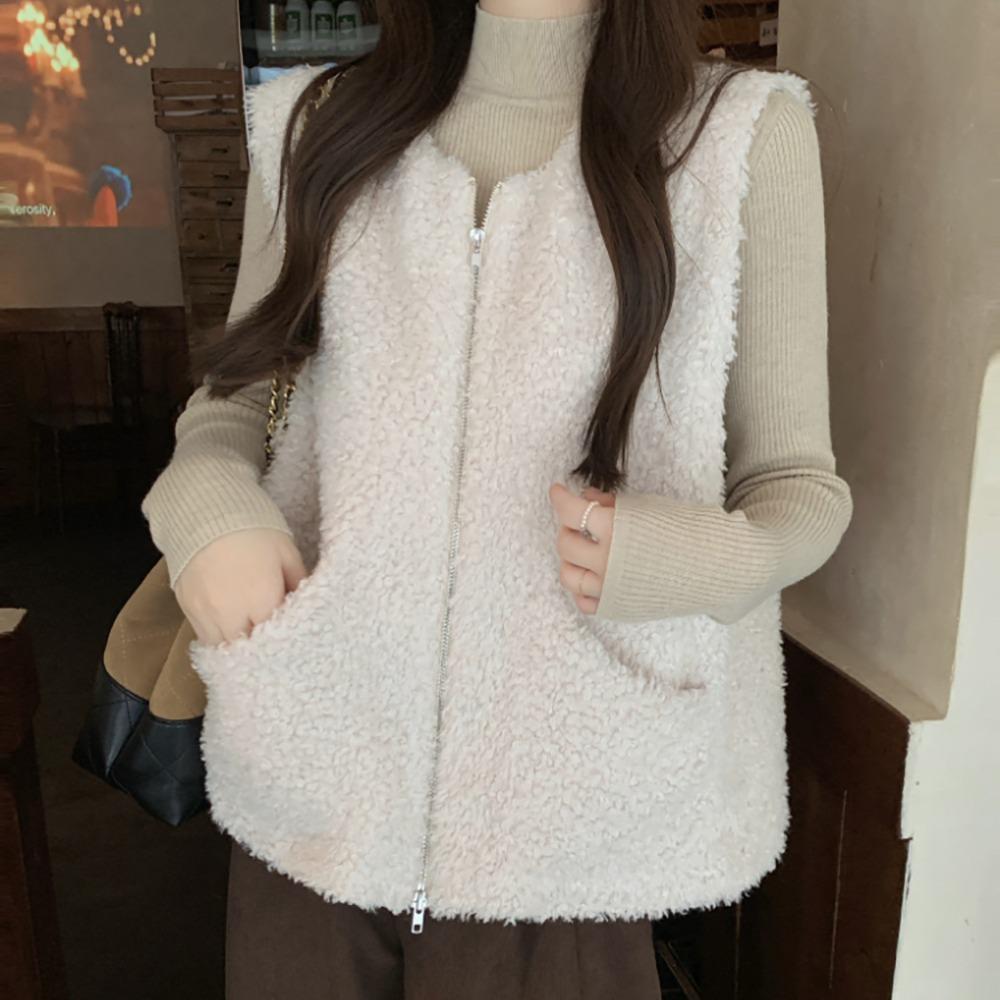 양털 뽀글이 조끼 LL-1005487