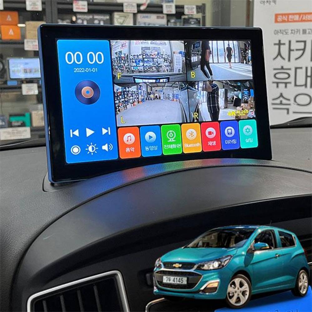 더뉴스파크 제임스P 10.1인치 4채널블랙박스
