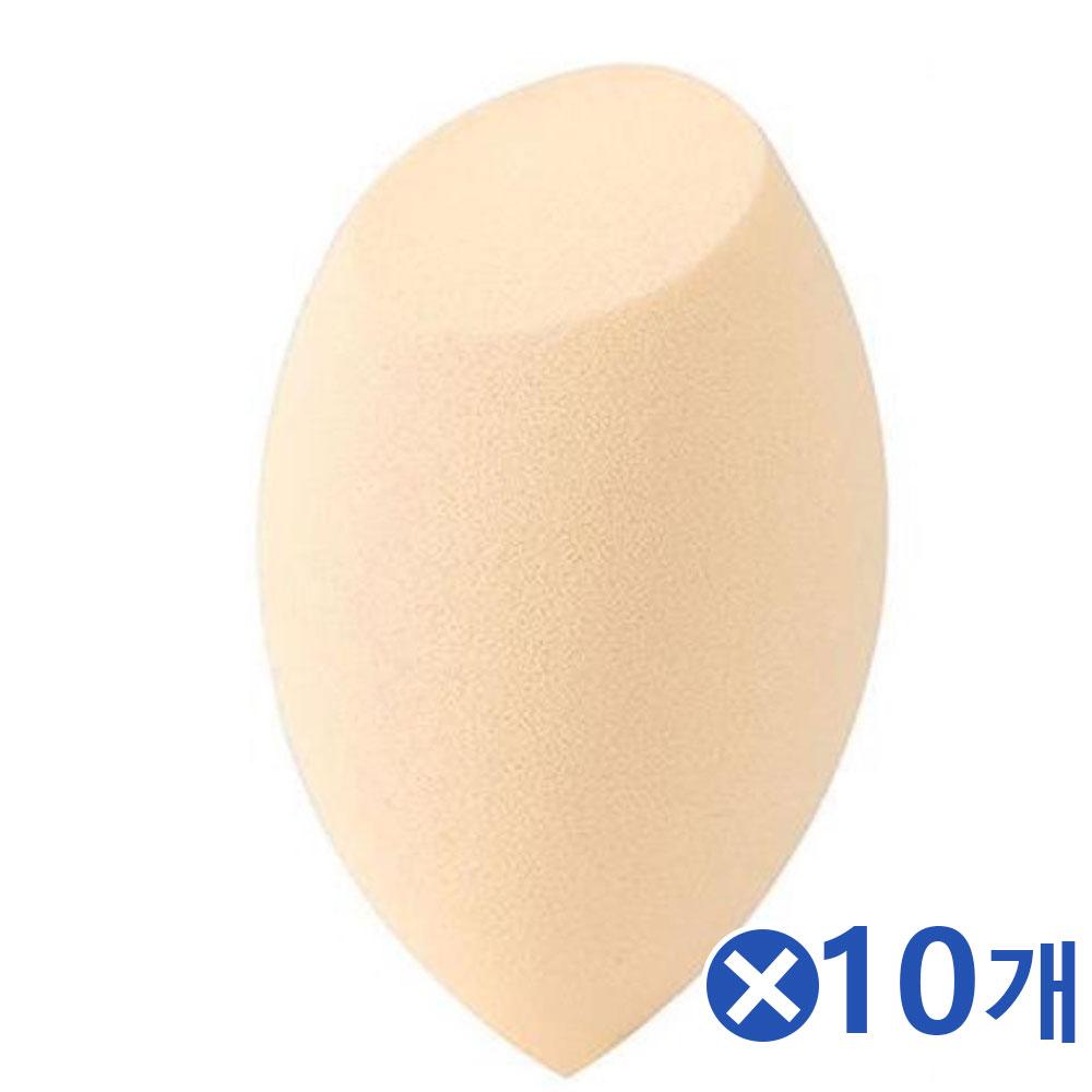 촉촉한 물먹는 사선 물방울퍼프 아이보리x10개