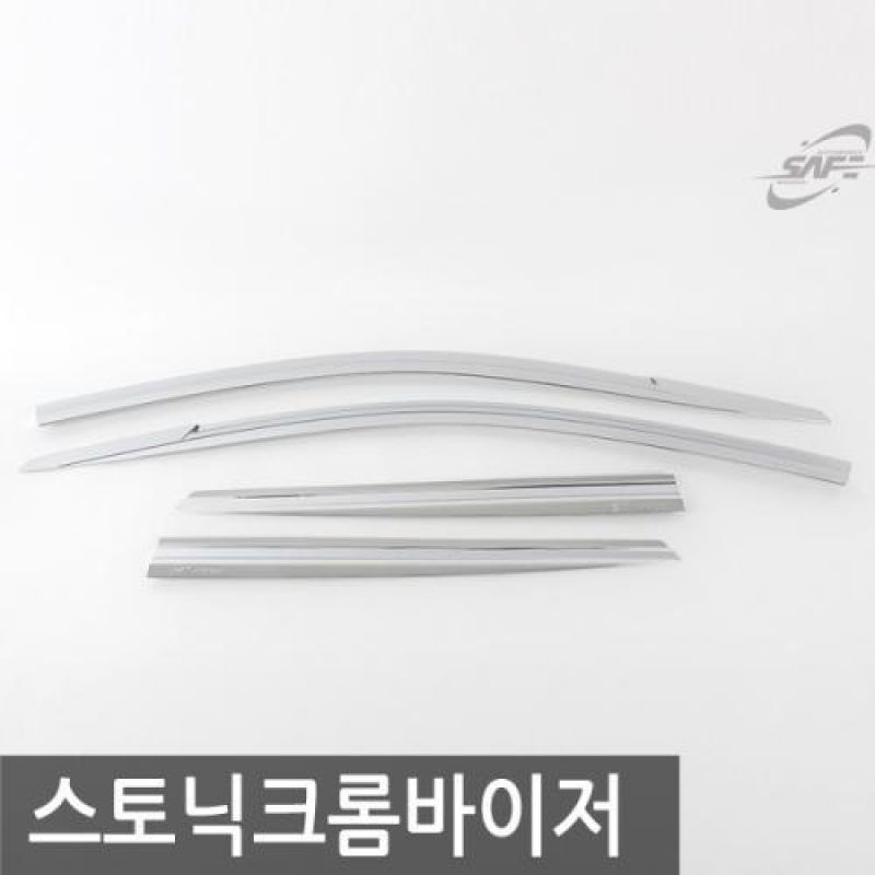 스토닉 (17년_현재) 크롬윈도우바이저 4pcs 차량용 썬바이저 도어바이저
