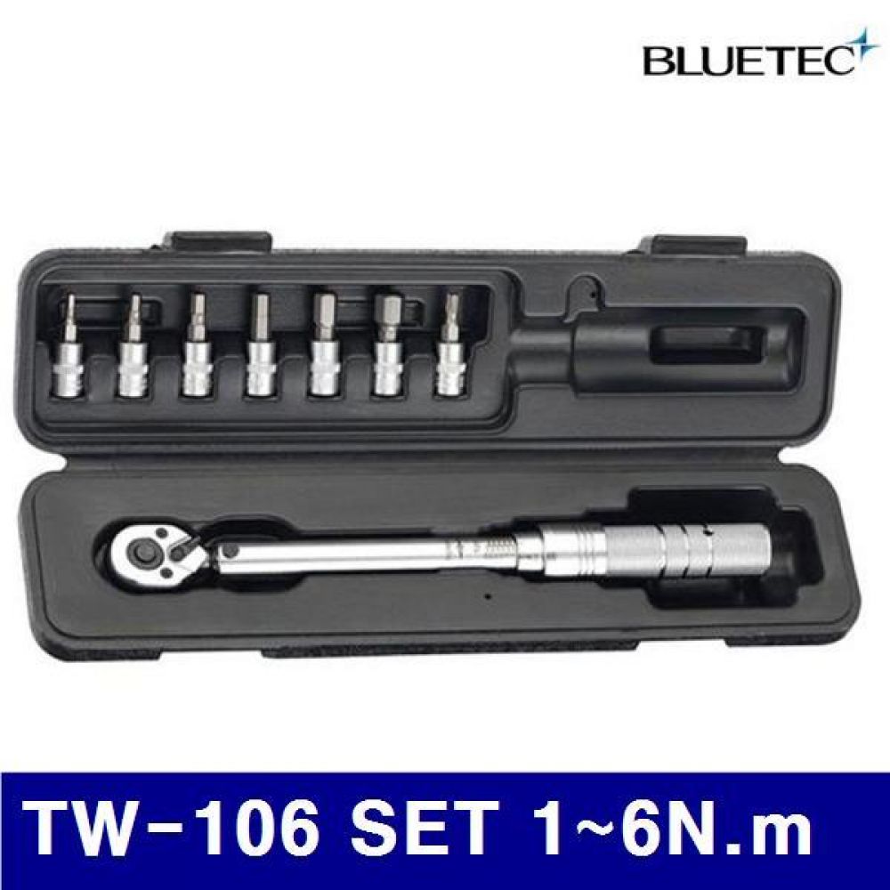 블루텍 4017619 토크렌치 세트 TW-106 SET 1-6N.m 0.2N.m (1EA)