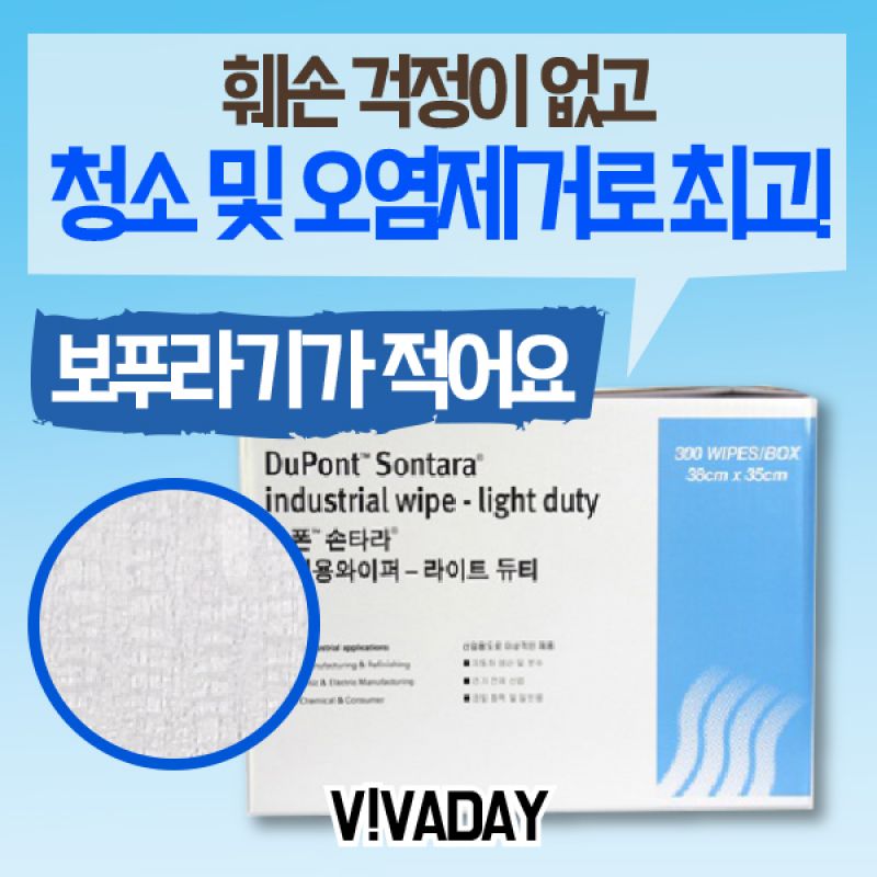 VCQ-H74 흡수력 좋은 부직포 와이퍼 라이트듀티 1BOX