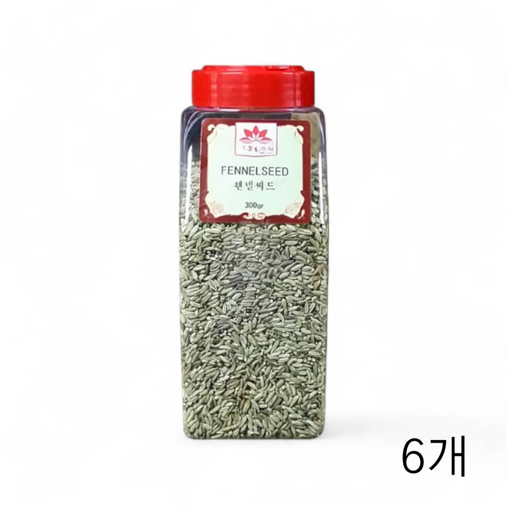 은진물산 펜넬씨드 휀넬씨드 300g X 6개 육류 고기잡내제거 요리향신료 누린내제거