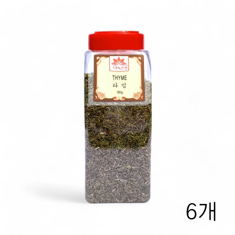 은진물산 타임 180g X 6개 허브향신료 시즈닝 씨즈닝 타임향신료 가루 스테이크향신료