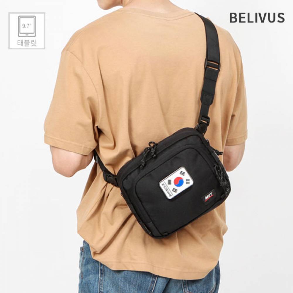 빌리버스 남자 크로스백 BJI273 태블릿 수납가능 가방