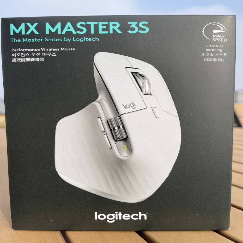 로지텍 MX Master 3S 퍼포먼스 무선 마우스 화이트