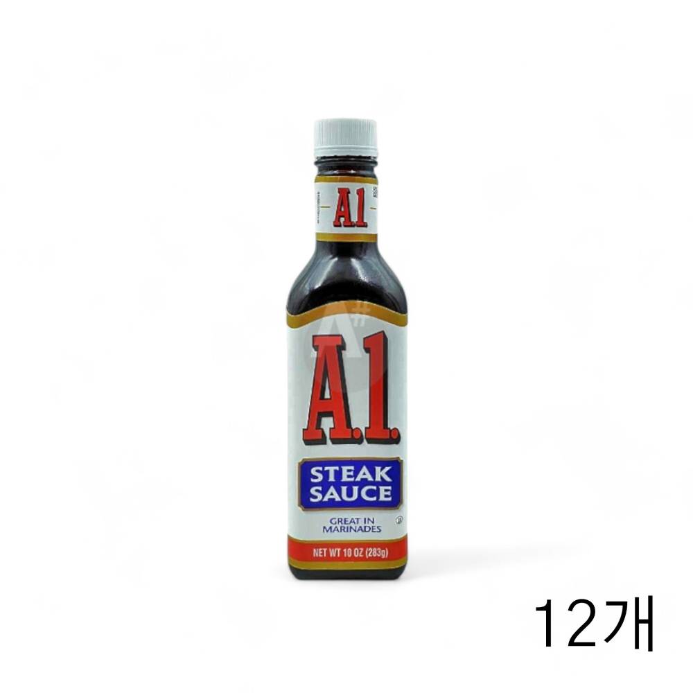 A1 스테이크 소스 283g X 12개 에이원 고기소스 바베큐양념 소고기소스 쇠고기소스