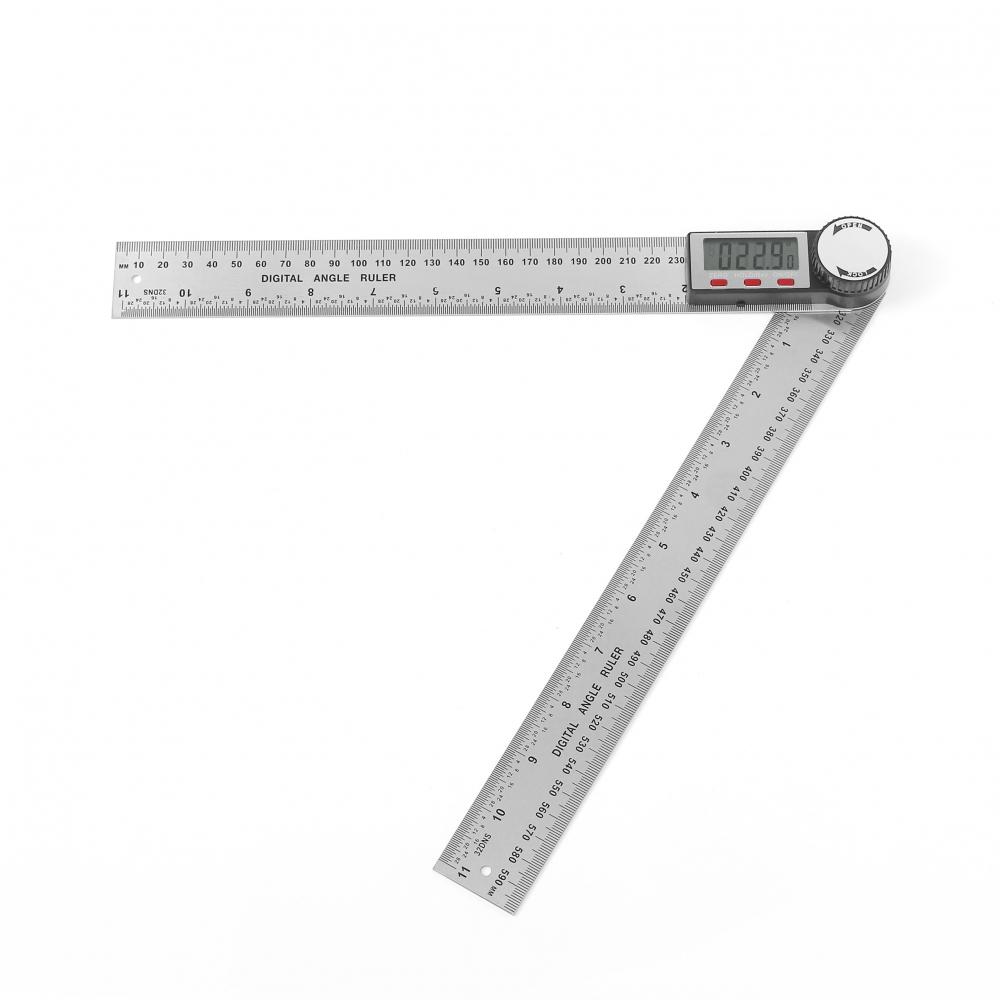 360도-30cm 디지털 각도기 산업용 스틸자 각도측정기