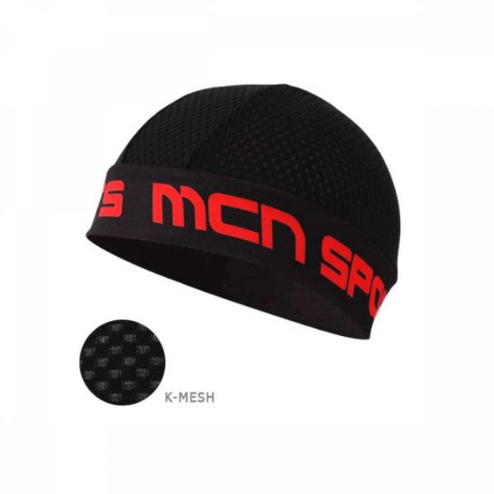 MC-SS317 K-매쉬 스컬캡-블랙앤레드