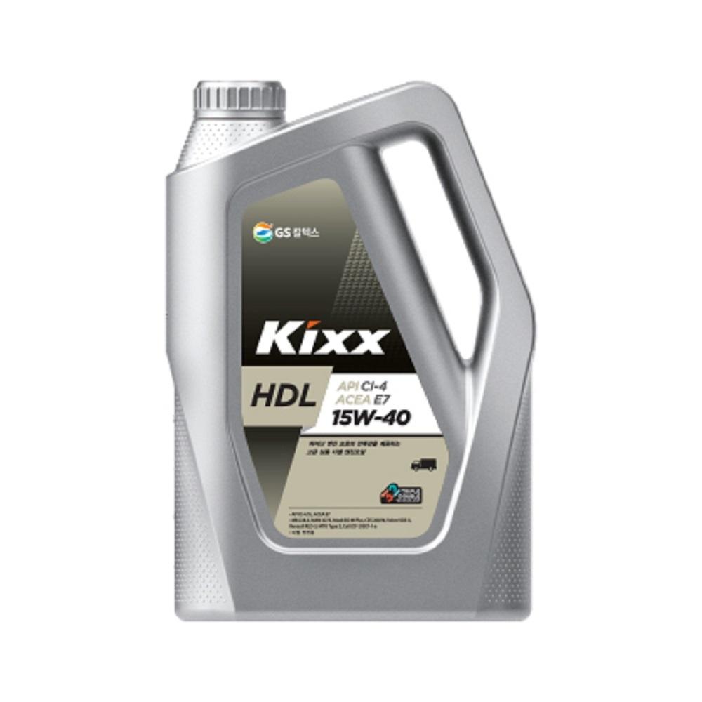 Kixx HDL CI-4/E7 15W-40 6L 3개 1박스 엔진오일