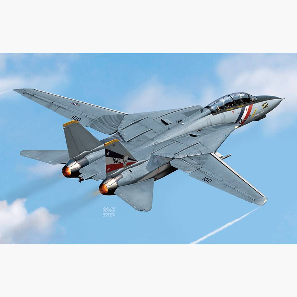 완성품-12590 1/72 미해군 F-14D VF-2 바운티헌터즈