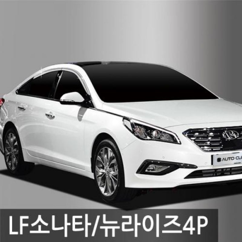 LF소나타 뉴라이즈(14년_현재) 크롬도어바이저 4PCS 차량용 썬바이저 윈도우바이저
