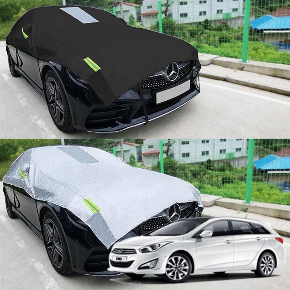 I40 자동차커버 반커버 성에방지 커버