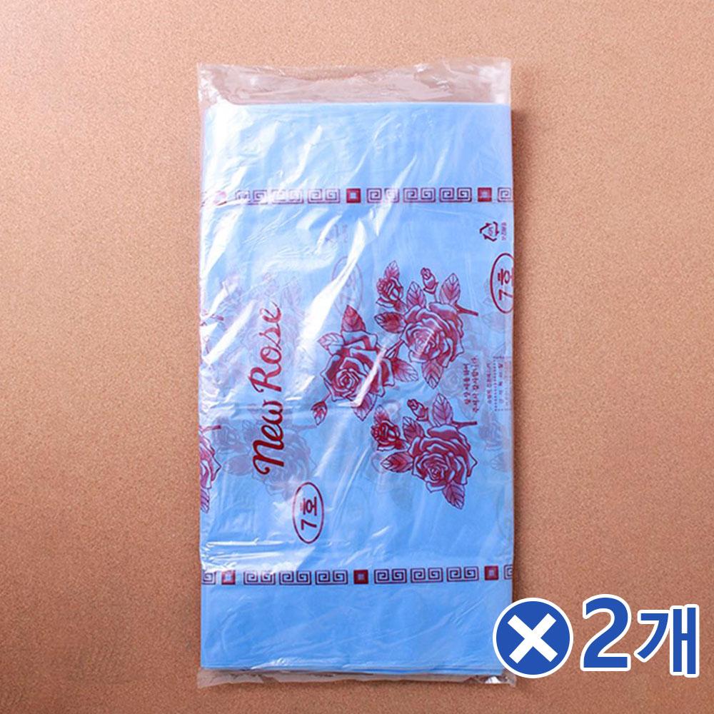 청색7호 이불비닐봉투 50매x2개 봉지 업소봉투