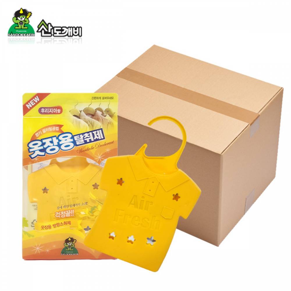 슈마켓 옷장용 탈취제 후리지아향 한박스 24개입