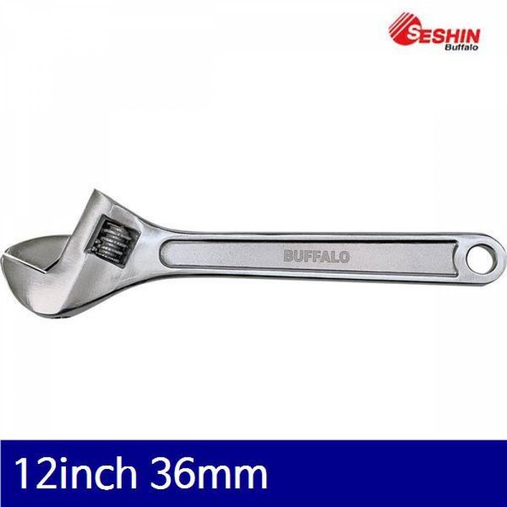세신버팔로 2538349 스텐 몽키 12Inch 36mm 스테인리스 (1EA)