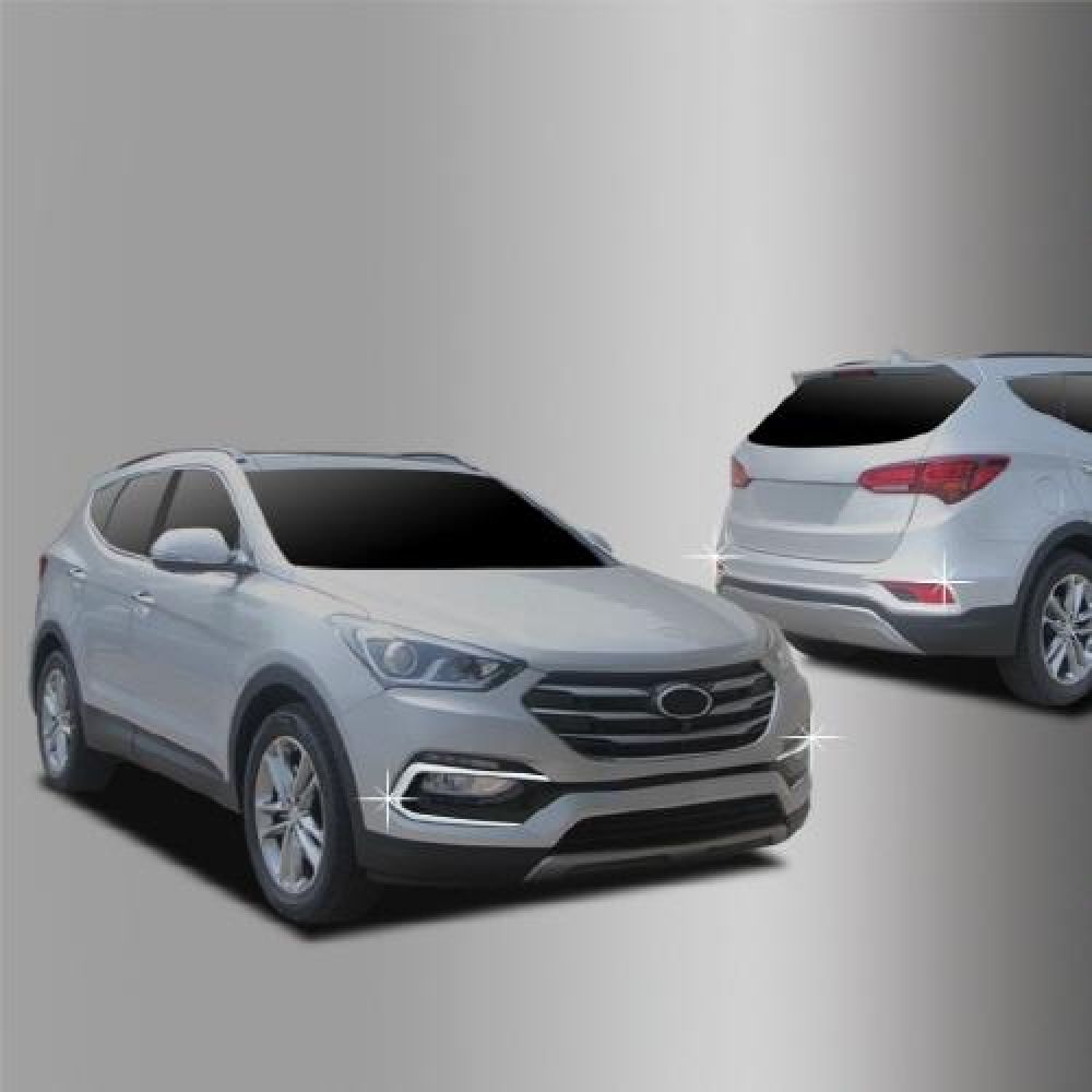 2015 싼타페 안개등몰딩 4pcs 포그램프 가니쉬